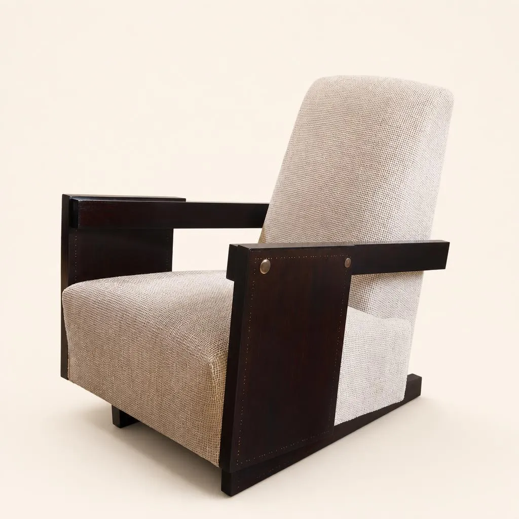 Fauteuil en acajou