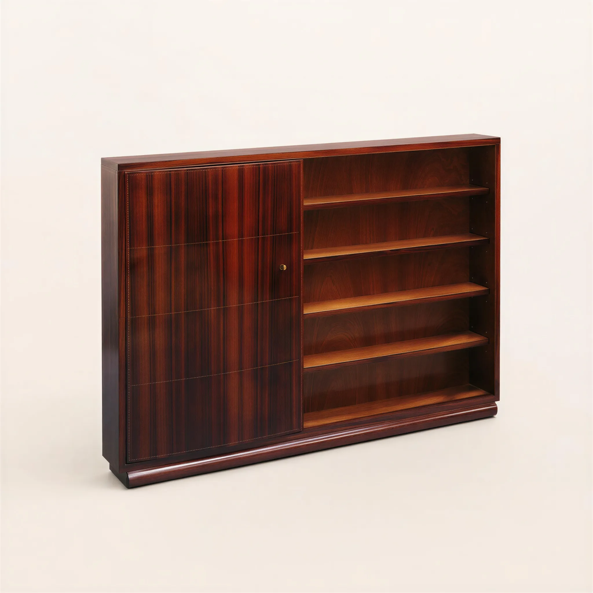 Bookcase  with sliding door
