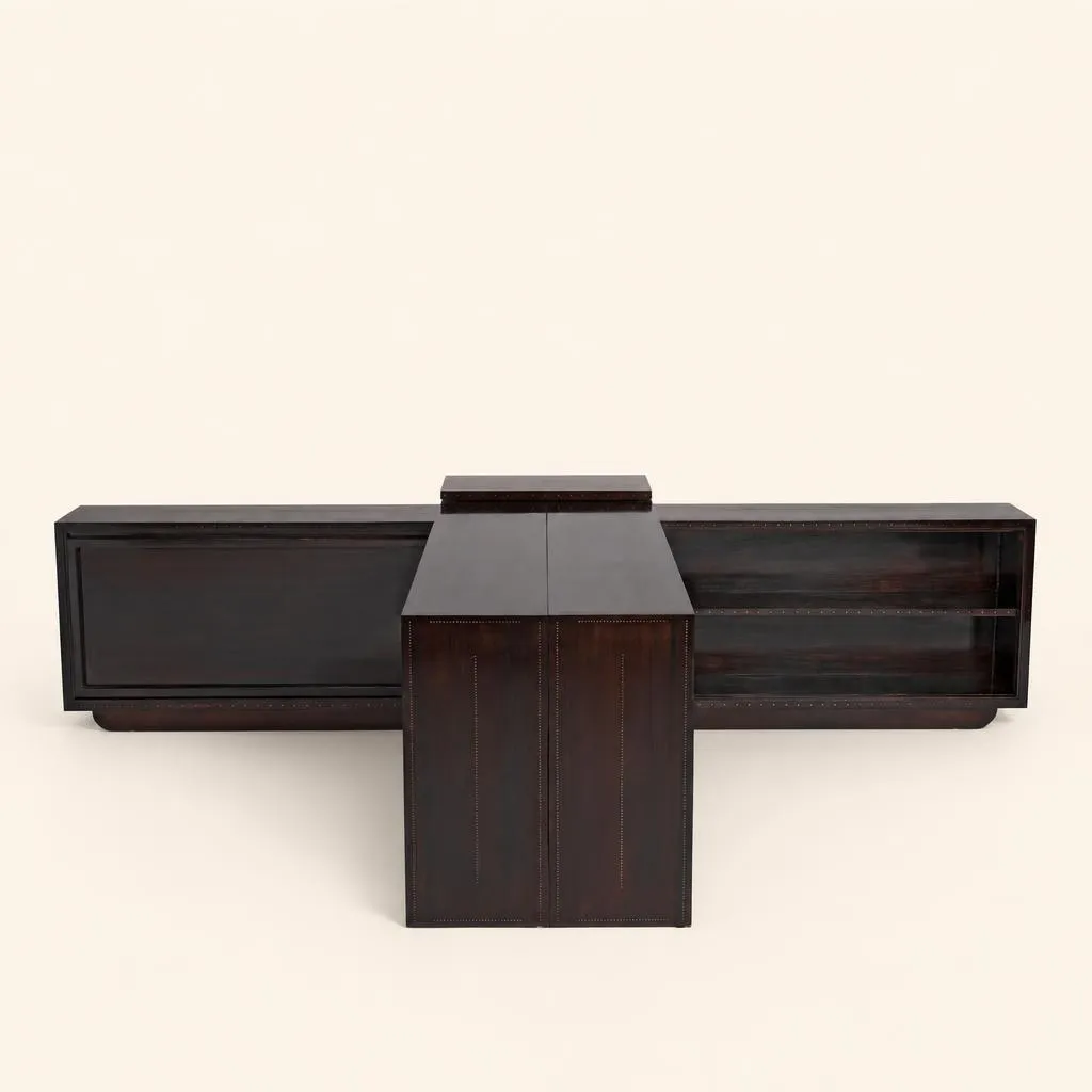 Convertible bookcase ddesk