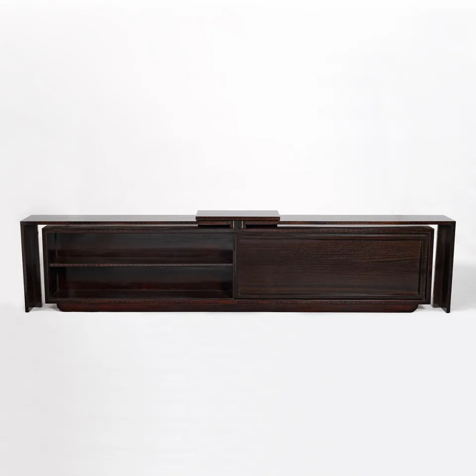 Detail view 1 – Convertible bookcase ddesk
