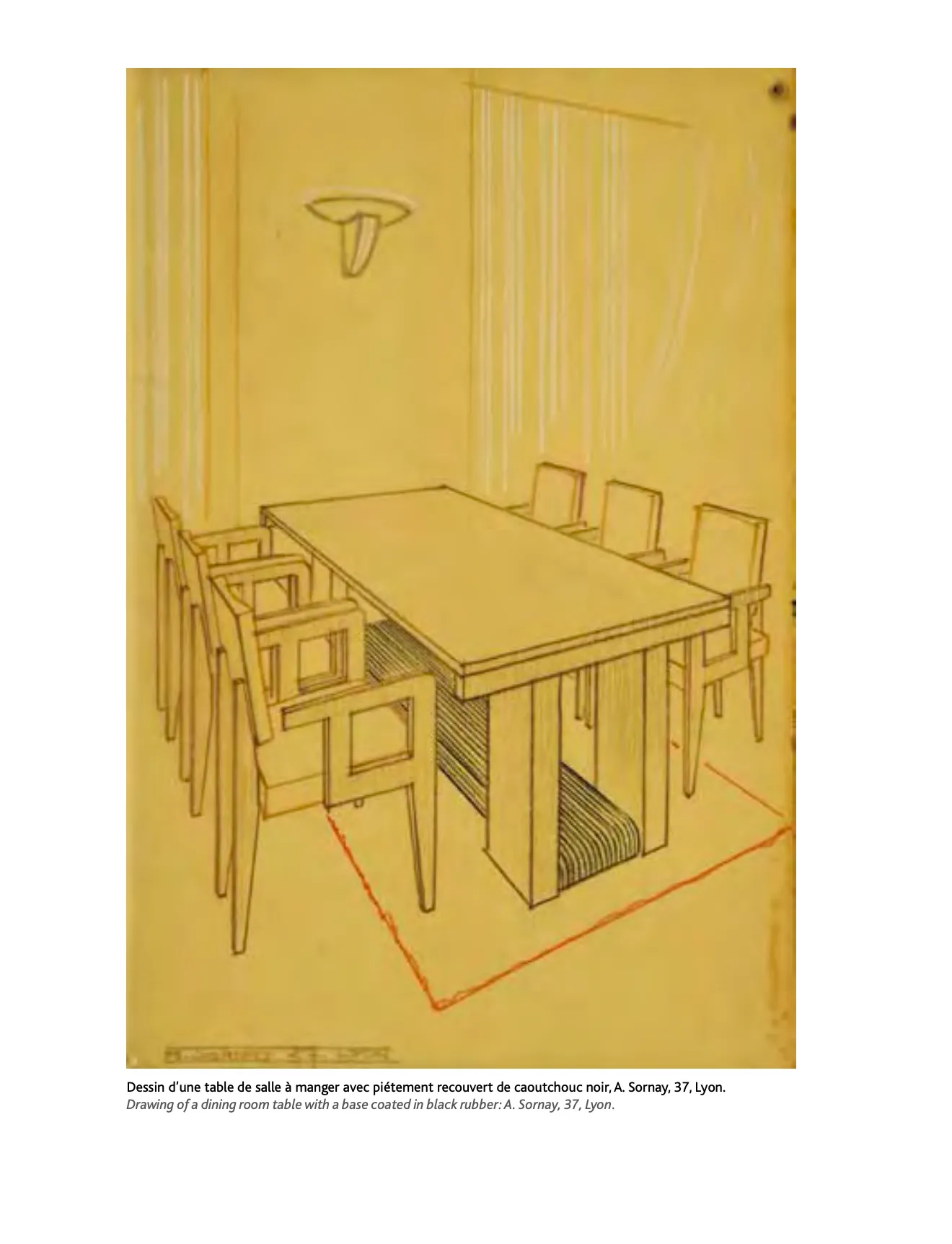 Detail view 1 – Dinning table in Macassar