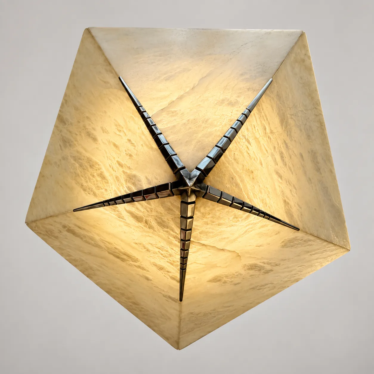 Detail view 1 – "Étoile" (Star) chandelier