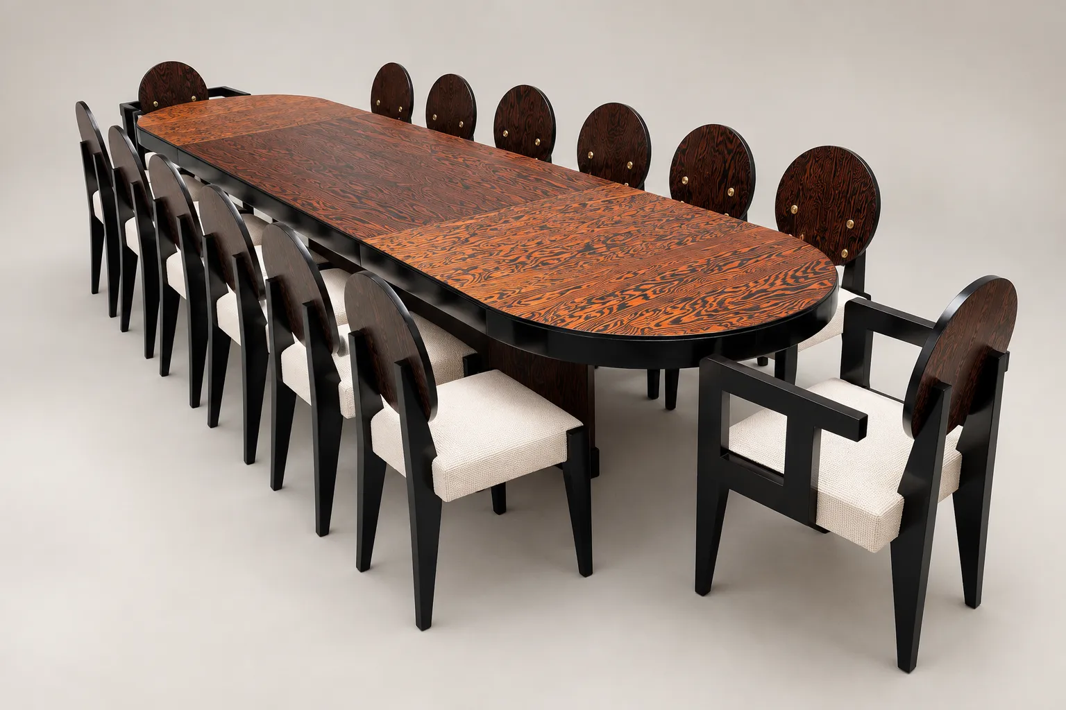 Detail view 4 – Large dining table with two extension leaves