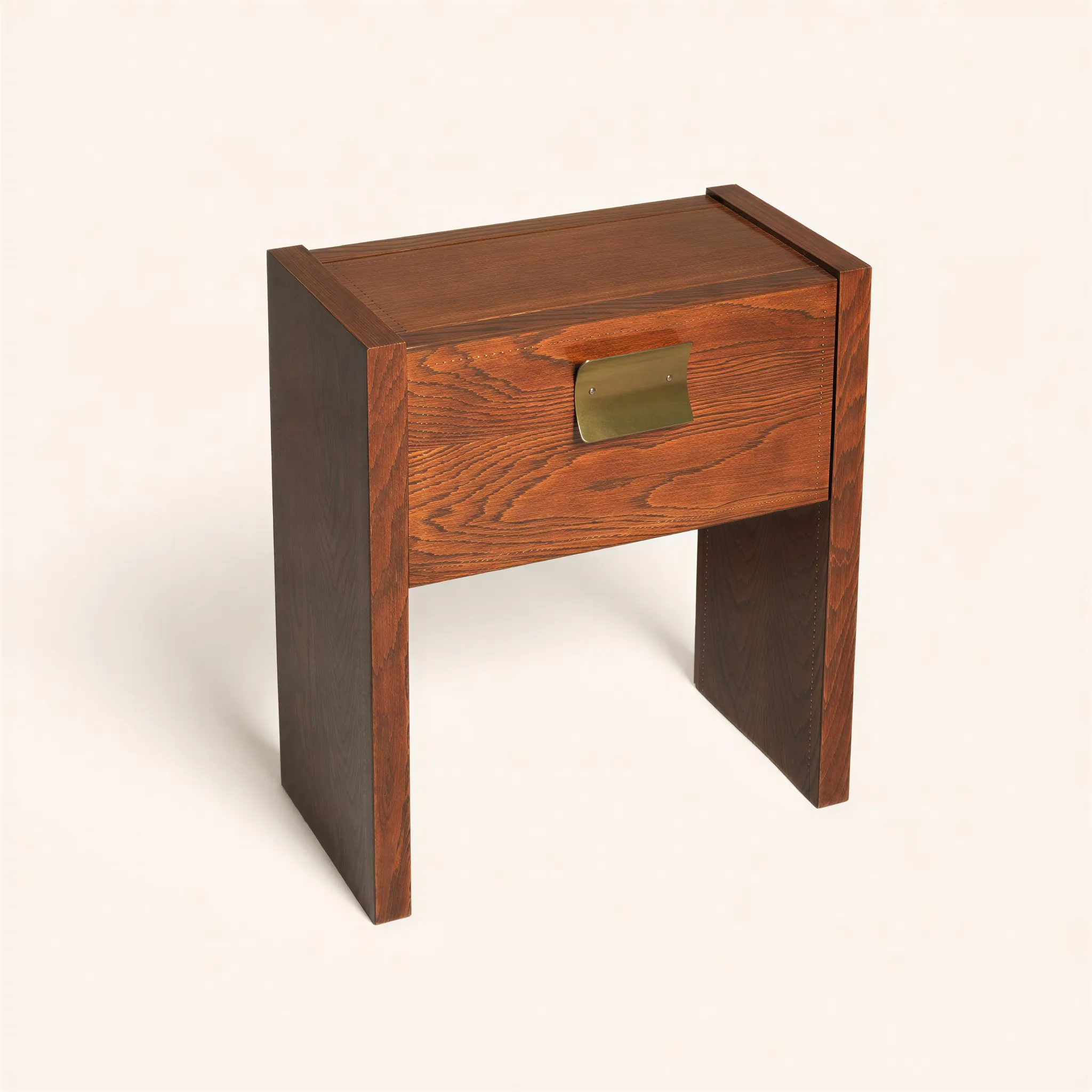 Oak bedside table