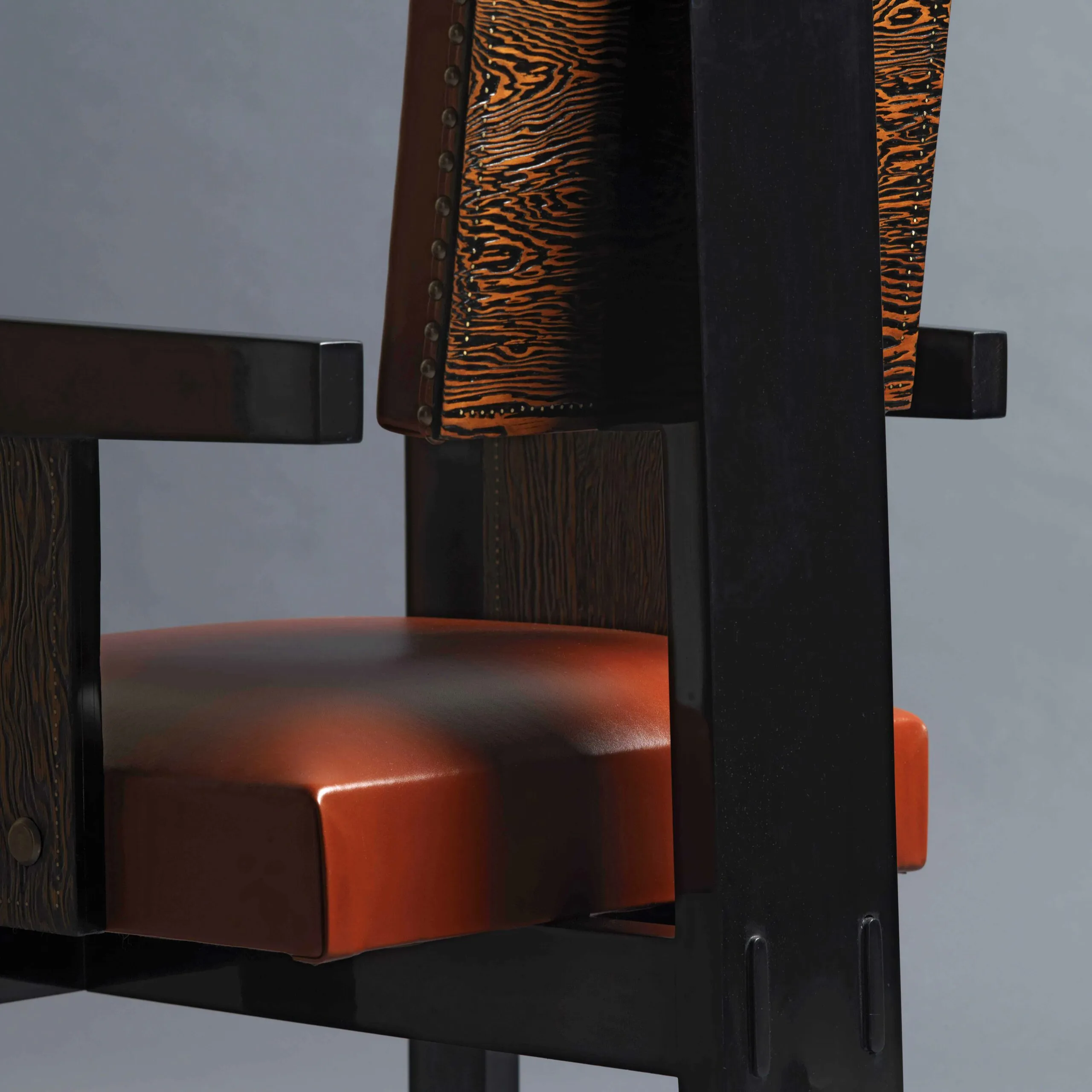 Vue de détail 3 – Paire de fauteuils « bridge »