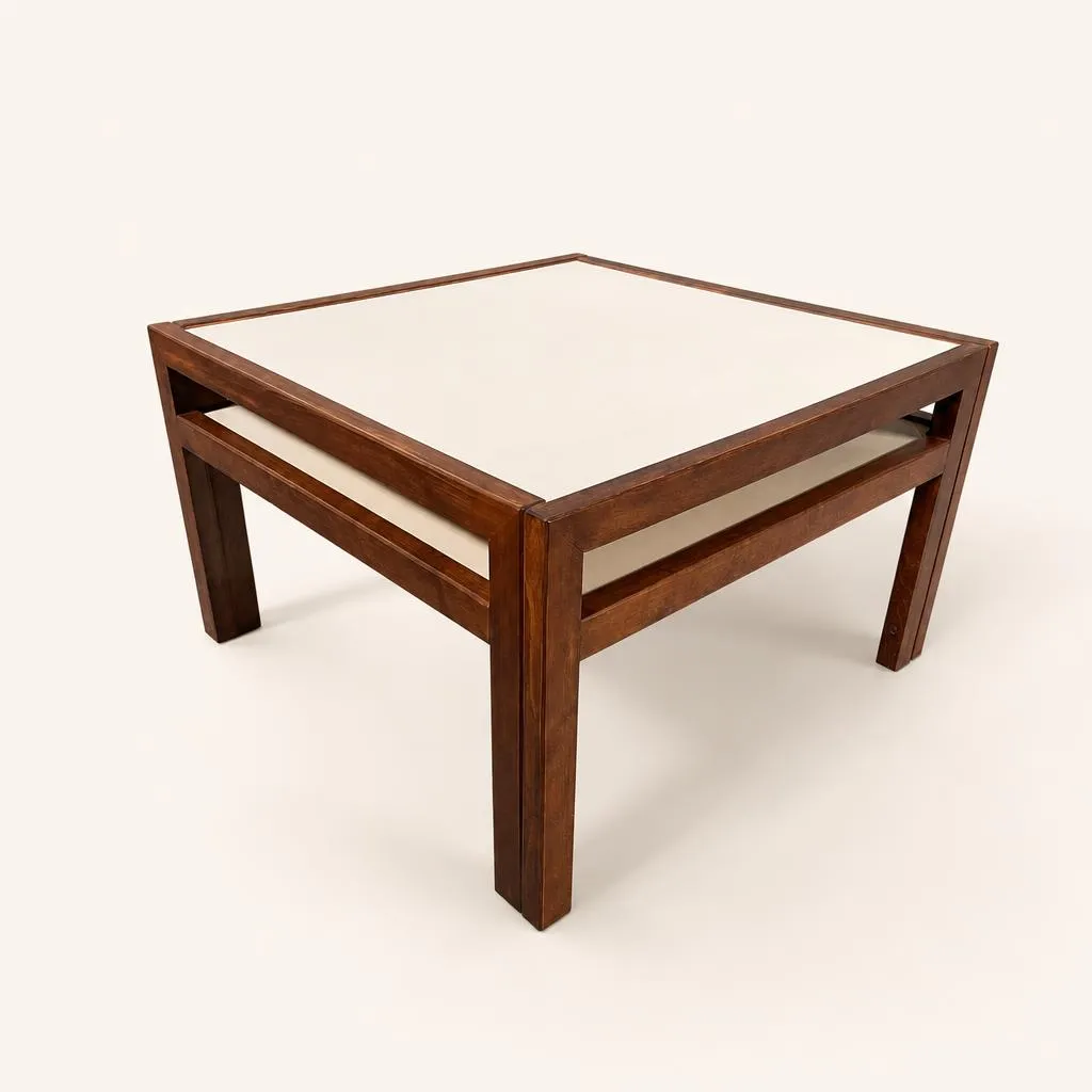 Pair of two-tier coffee tables