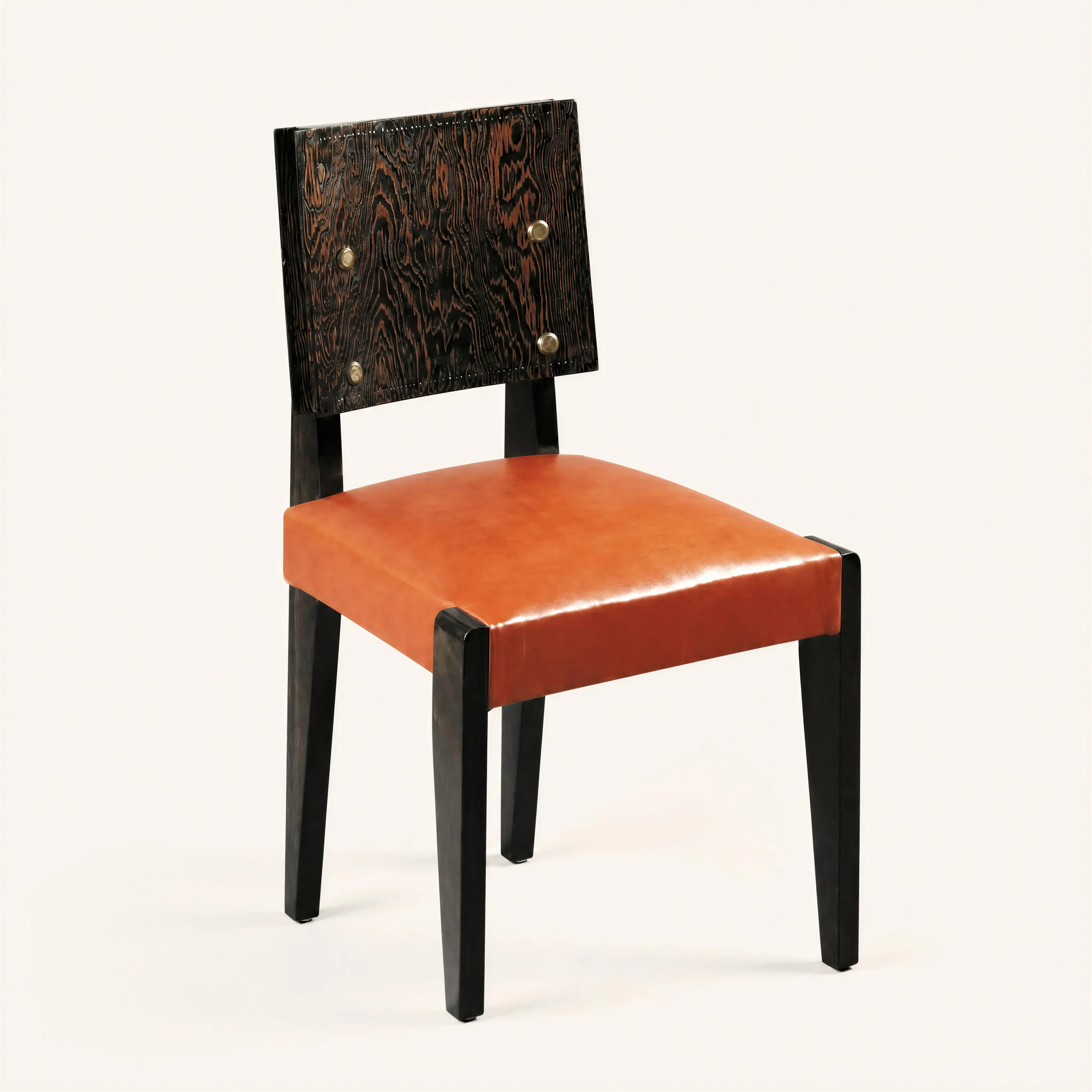 Six dining chairs.