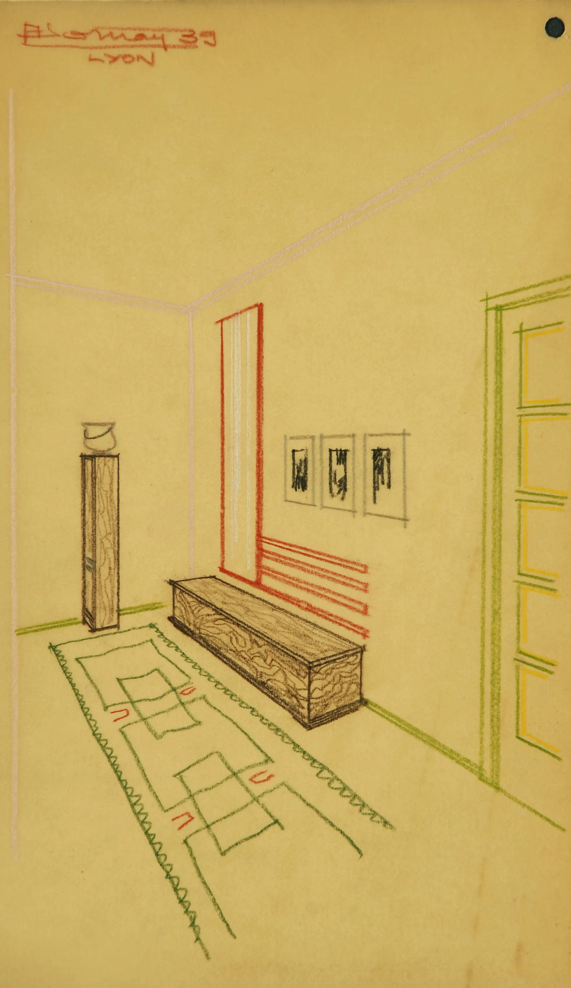 Detail view 1 – Umbrella stand with integrated lighting